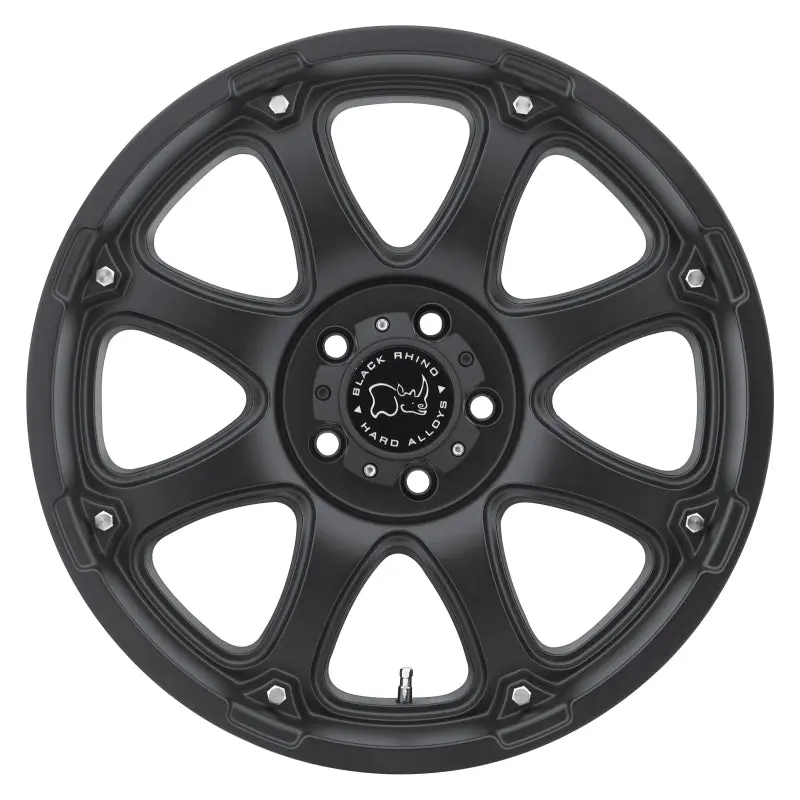 20X9.0 Black Rhino Glamis Matte Black Wheel 3