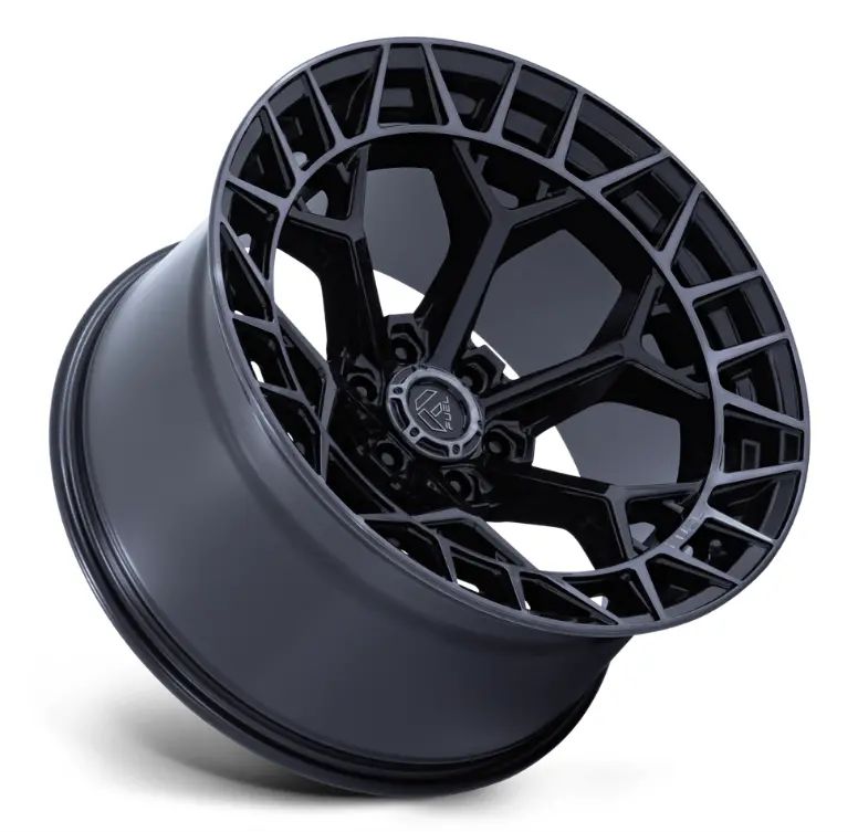 20X9.0 Fuel Charger Fc873 Gloss Black Brushed Dark Tint 2