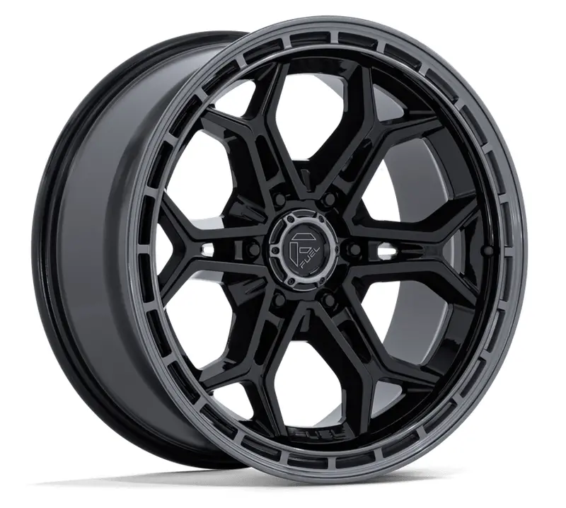 20X9.0 Fuel Heathen Gloss Black / Gloss Gunmetal Lip 1