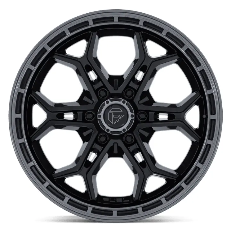 20X9.0 Fuel Heathen Gloss Black / Gloss Gunmetal Lip 3