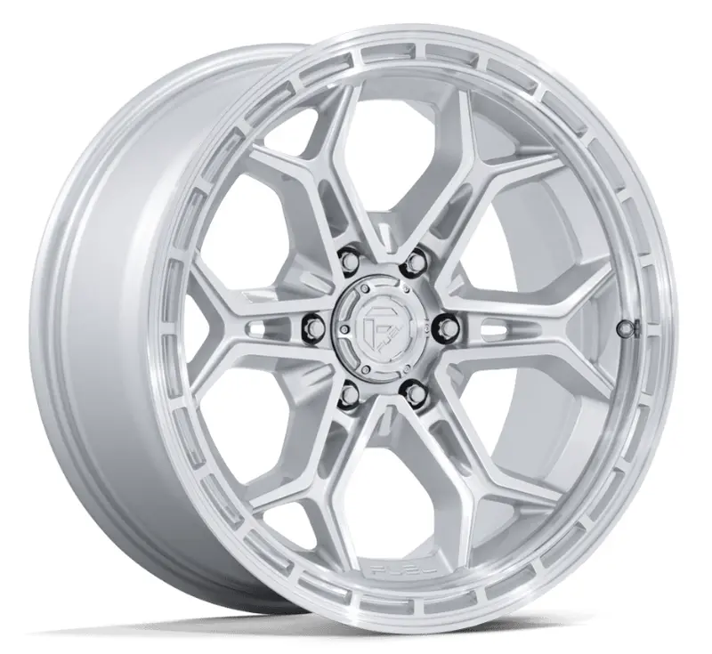 20X9.0 Fuel Heathen Gloss Silver W/ Machined Face 1