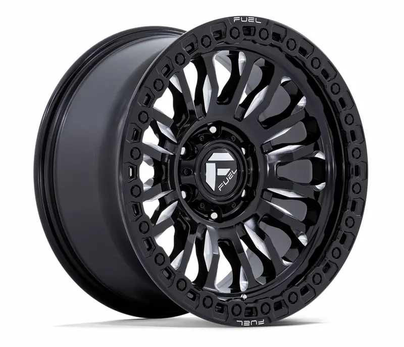 20X9.0 Fuel Rincon Gloss Black Milled 1