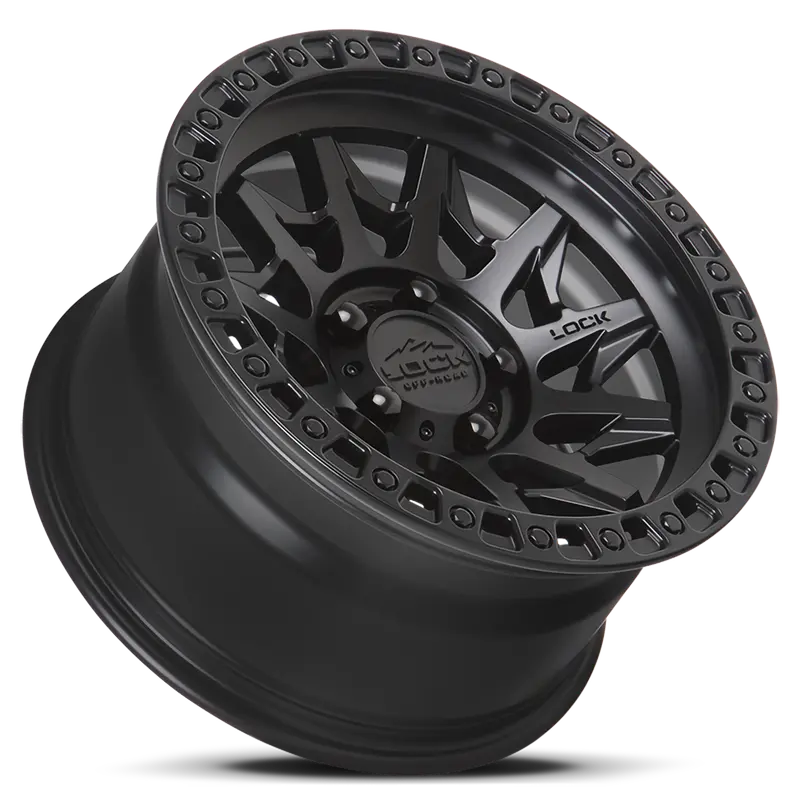 20X9.0 Lock Off-Road Lunatic Matte Black W/ Matte Black Ring 2