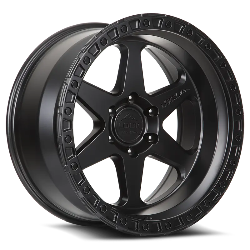 20X9.0 Lock Off-Road Olympus Matte Black W/ Matte Black Ring 1