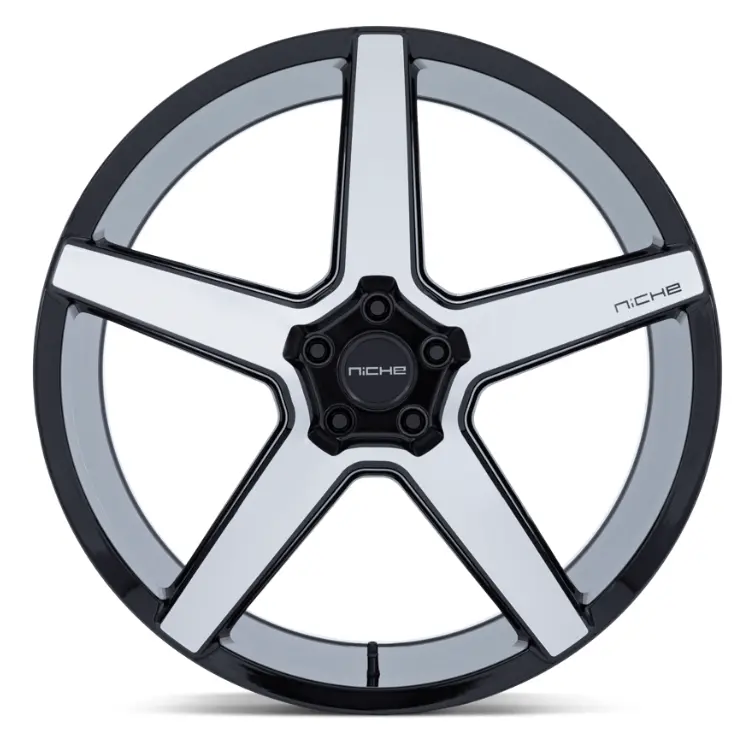 20X9.0 Niche Nc283 Modena Gloss Black W/ Machined Face 3