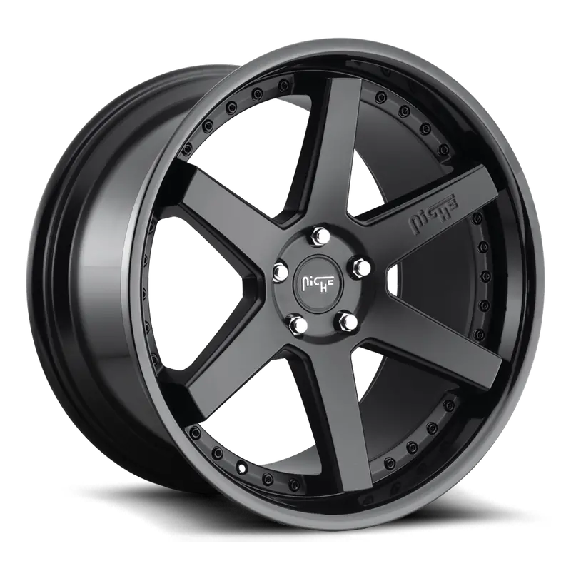 20X9.0 Niche Sport Altair M192 Gloss Black Matte Black 1