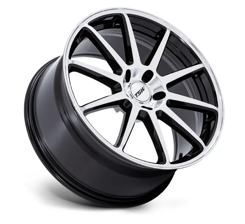 20X9.0 Tsw Canard Gloss Black W/Machined Face 2