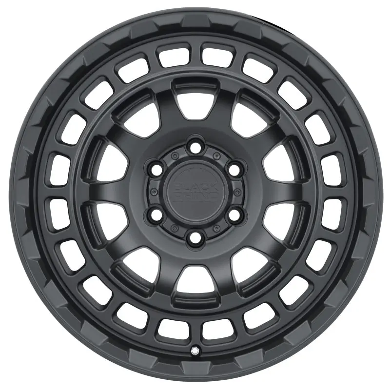 20X9.5 Black Rhino Chamber Matte Black Wheel 2
