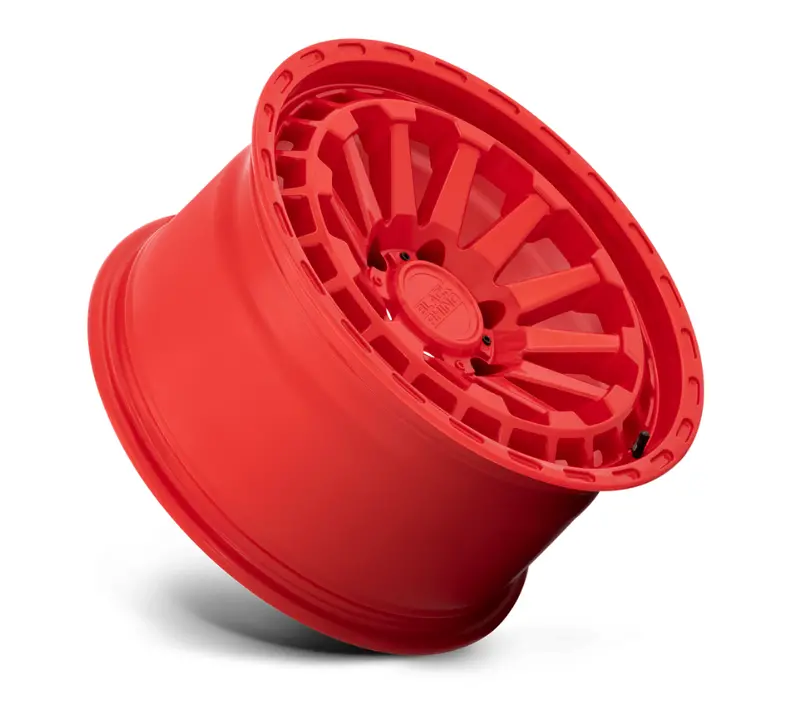 20X9.5 Black Rhino Raid Gloss Red 2