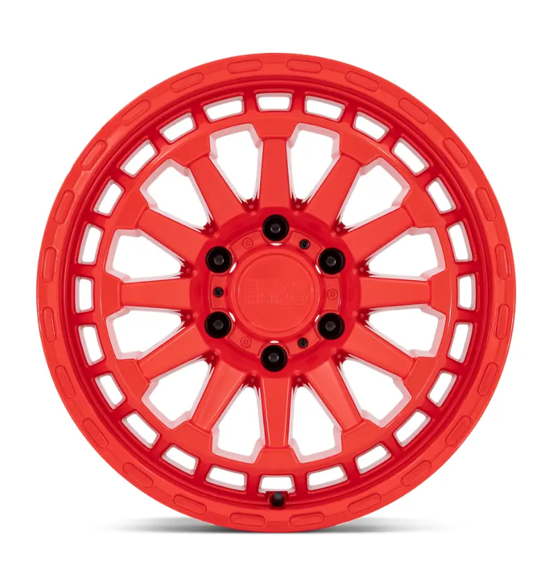 20X9.5 Black Rhino Raid Gloss Red 3