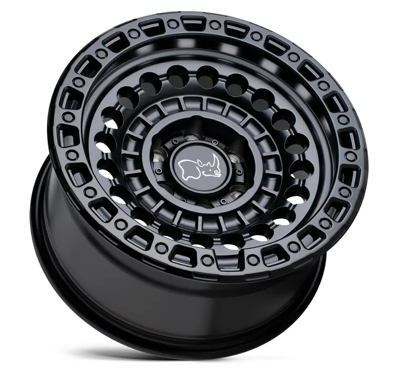20X9.5 Black Rhino Sentinel Matte Black 2