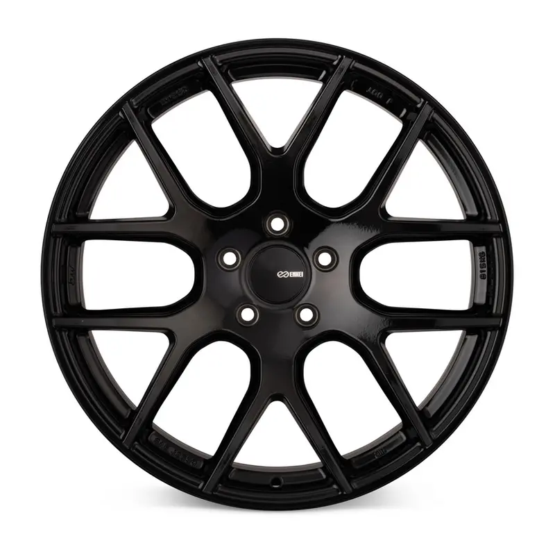 20X9.5 Enkei Xm-6 Gloss Black 2