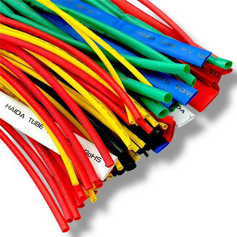 2:1 Heat Shrinkable Tubing Rohs Certified – Pack Of 100 Multicolor Heat Shrink Tubes For Wire Insulation, Thickness 1Mm–12Mm, Length 10Cm 1