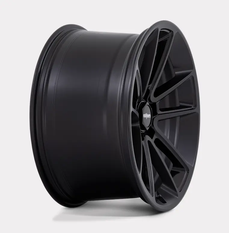21X10.5 Rotiform Btl Matte Black W/ Black Cap 2