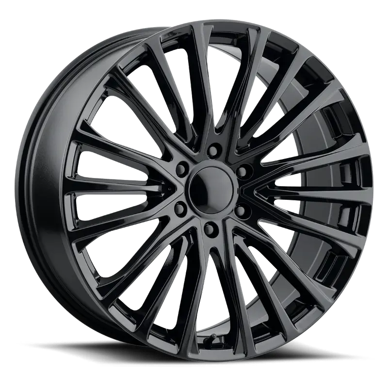 22" Es2 Replica Wheel Gloss Black (Gm / Cadillac Suv's) 1