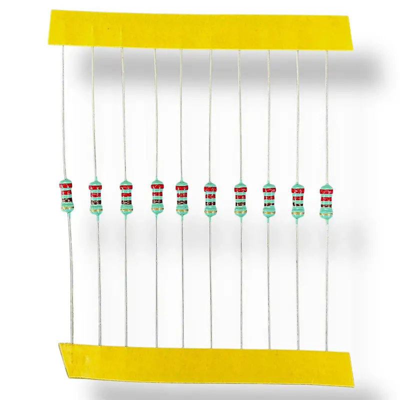220 Ohm Resistor 1/4W Pack Of 10 | 220R Carbon Film Resistor For Arduino, Pcb & Diy Electronics 1