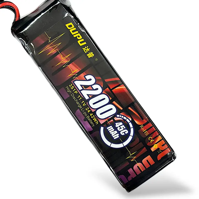 2200Mah 3S 45C Li-Po Battery 11.1V | High Discharge 24.42Wh Rechargeable Battery For Rc Drone, Quadcopter & Diy Projects 1