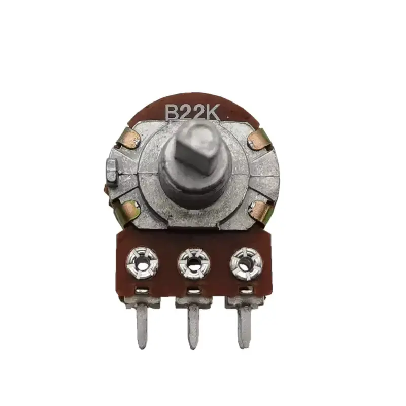 22K Ohm Rotary Potentiometer B22k 3 Pin | Variable Resistor For Arduino, Volume Control & Diy Electronics 1