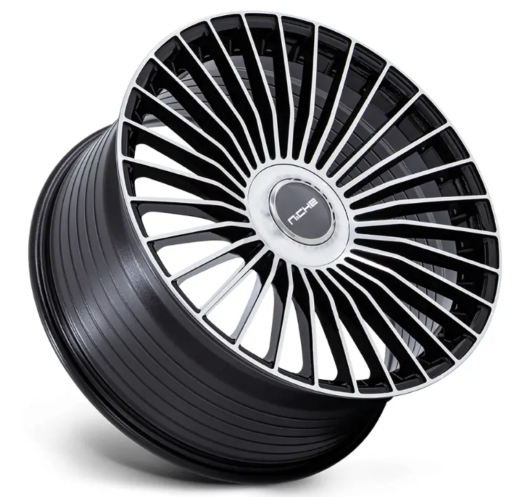 22X10 Niche Nc282 Serene Gloss Black W/Machined Face 2