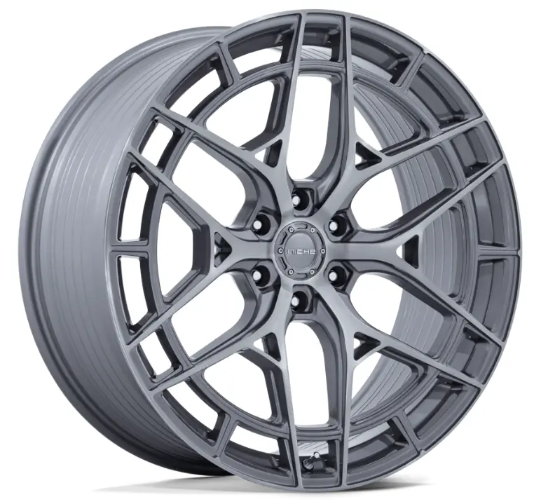 22X10 Niche Nc284 Adria Platinum W Brushed Face 1