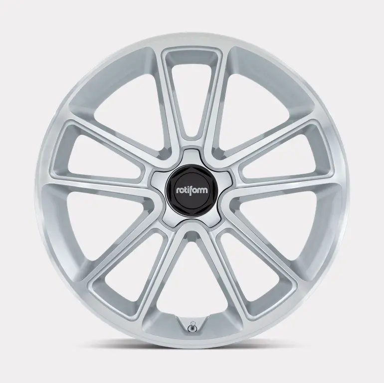 22X12 Rotiform Btl Gloss Silver W/ Machined Face 2