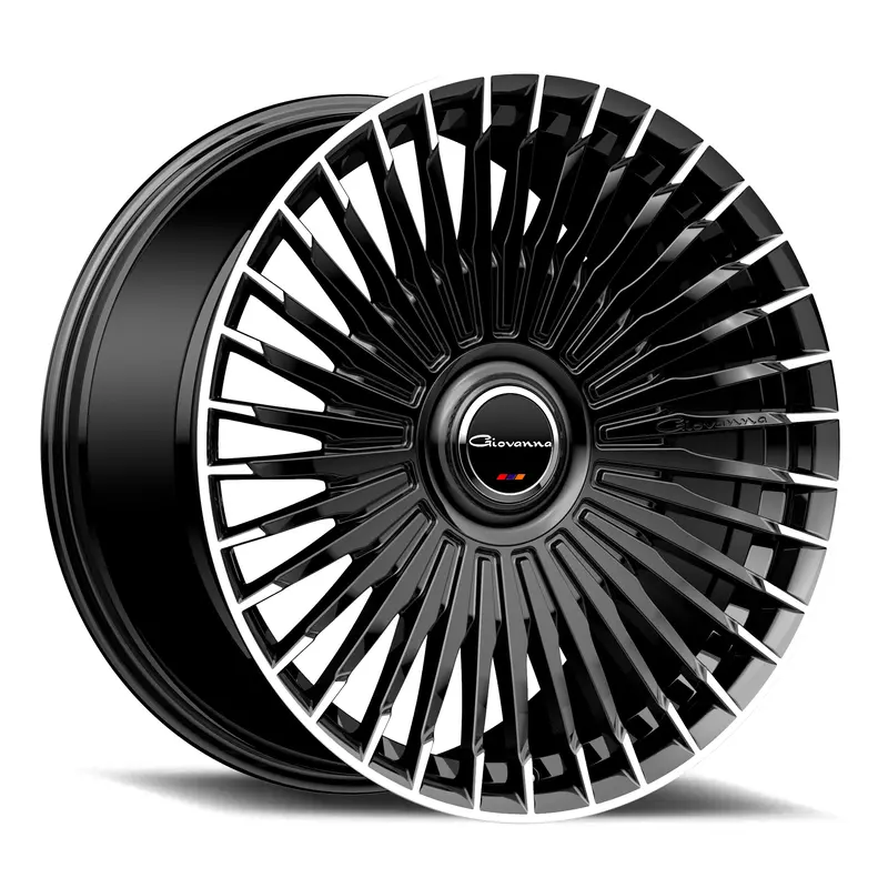 24X10 Giovanna Tulum Gloss Black W/Machined Face 1
