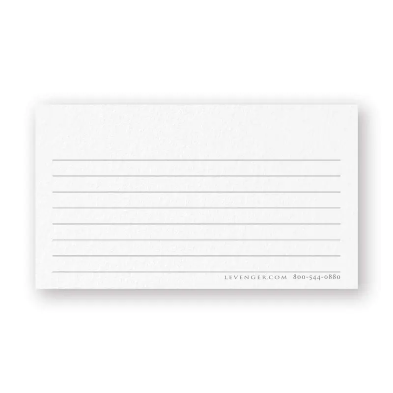 250 Custom Horizontal-Ruled Wallet-Sized Cards
