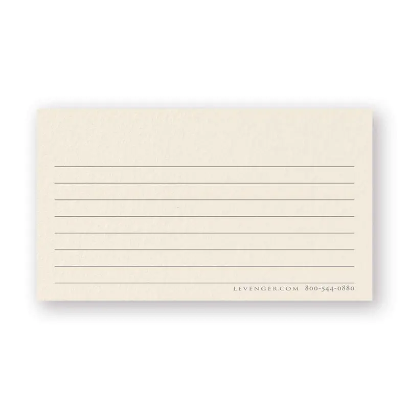 250 Personalized Wallet Cards, Horizontal Ruled 2