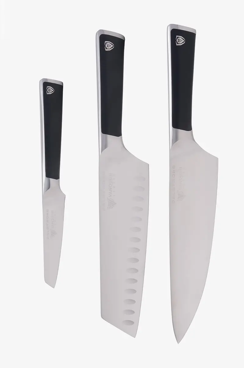 3-Piece Knife Set | Black Handle | Vanquish Series | Nsf Certified | Dalstrong © 1