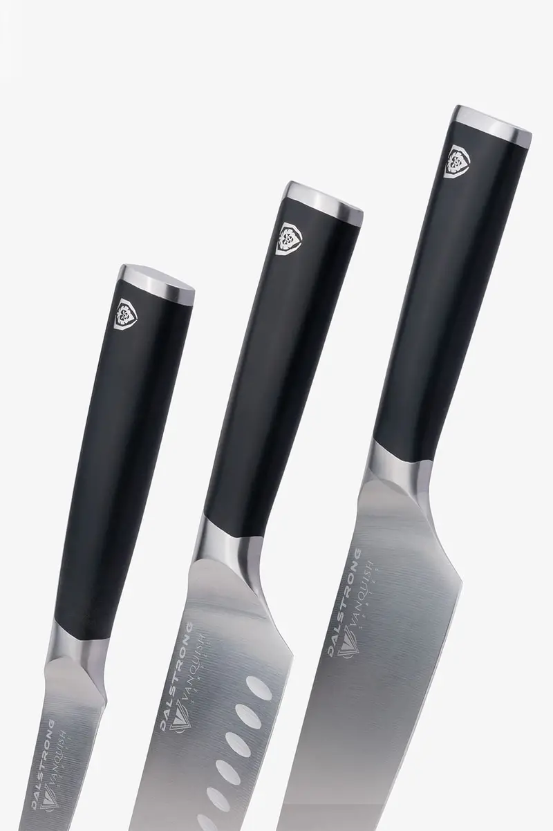 3-Piece Knife Set | Black Handle | Vanquish Series | Nsf Certified | Dalstrong © 2