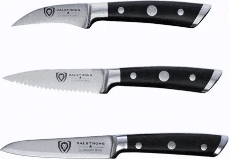 3-Piece Paring Knife Set | Gladiator Series | Nsf Certified | Dalstrong © 1
