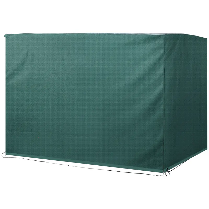 3-Seater Patio Swing Cover, Waterproof Garden Furniture Protection Cover, Dark Green 2