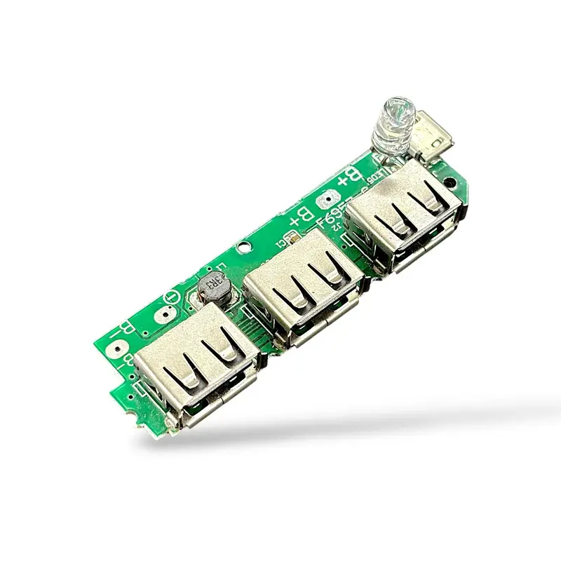 3 Usb 5V 1A Power Bank Charger Module | Diy Battery Charging Circuit Board For 18650 Li-Ion 1