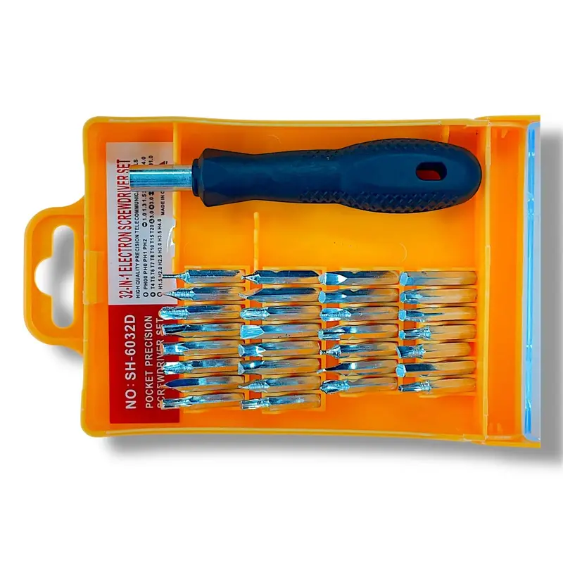 32 In 1 Precision Screwdriver Set (Tp-6032D) – Multipurpose Magnetic Toolkit For Mobile, Laptop & Electronics Repair 1