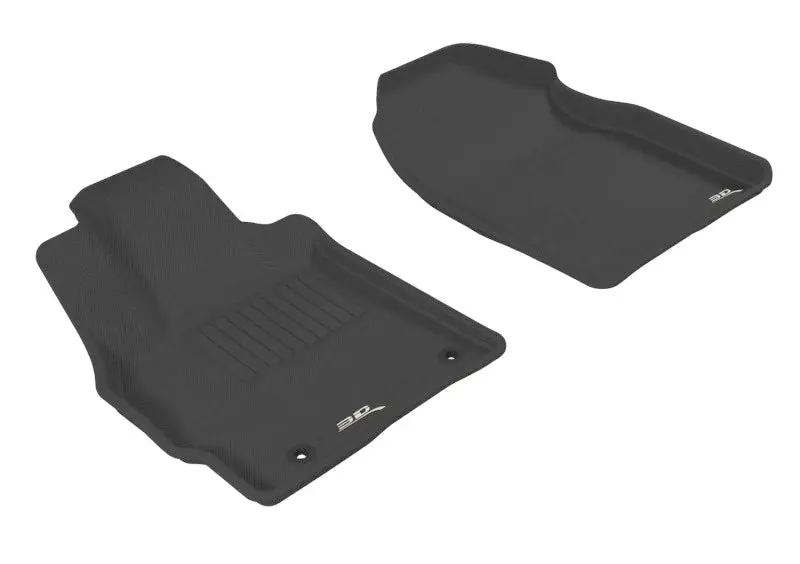 3D Maxpider 2007-2012 Mazda Cx-7 Kagu 1St Row Floormat - Black 1