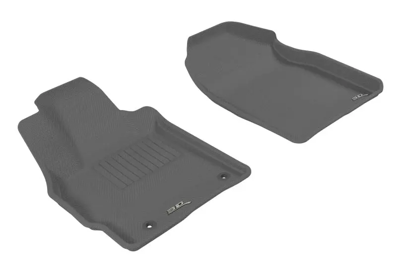 3D Maxpider 2007-2012 Mazda Cx-7 Kagu 1St Row Floormat - Gray 1