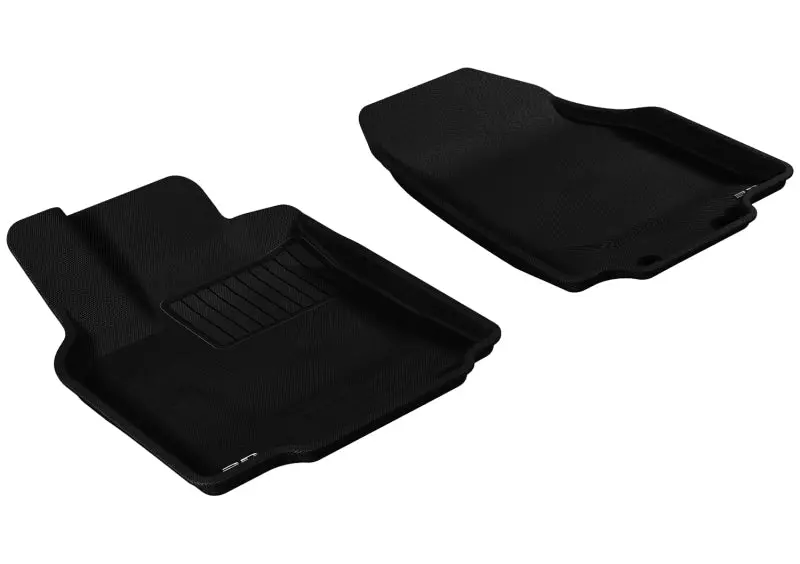 3D Maxpider 2007-2015 Mazda Cx-9 Kagu 1St Row Floormat - Black 1