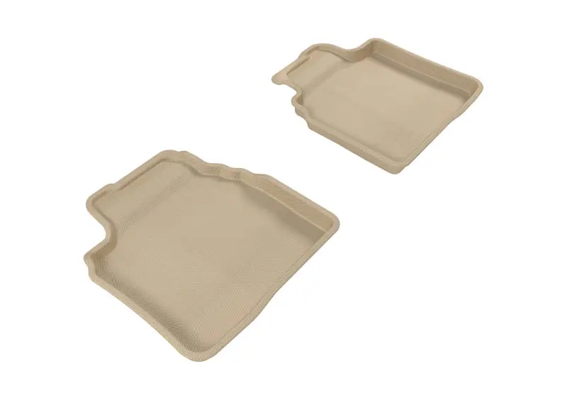 3D Maxpider 2009-2013 Mazda Mazda6 Kagu 2Nd Row Floormats - Tan 1