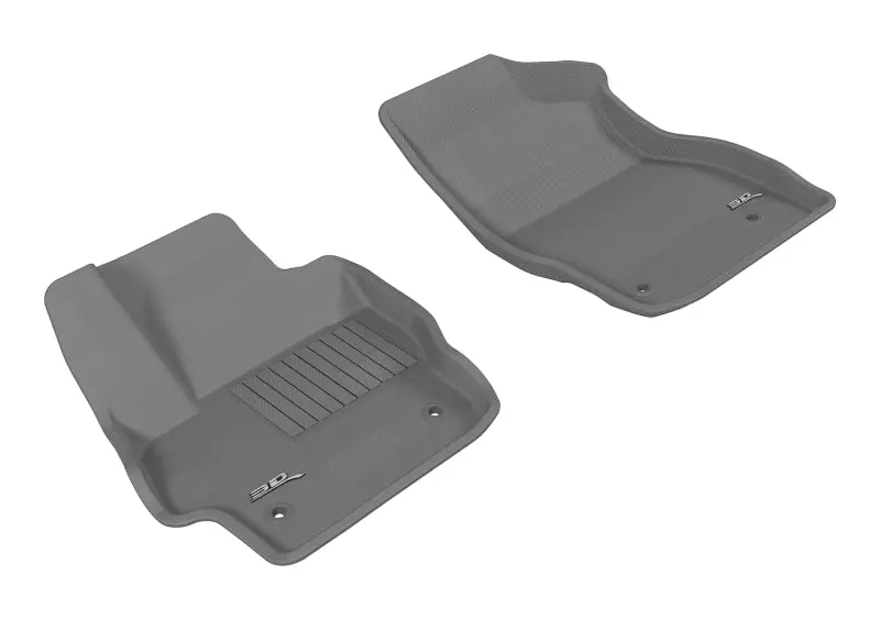 3D Maxpider 2010-2013 Mazda Mazda3 Kagu 1St Row Floormat - Gray 1