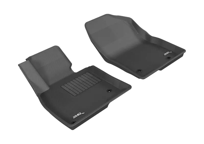 3D Maxpider 2014-2019 Mazda Mazda3/Mazda6 Kagu 1St Row Floormat - Black 1
