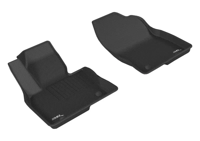 3D Maxpider 2016-2019 Mazda Cx-9 Kagu 1St Row Floormat - Black 1