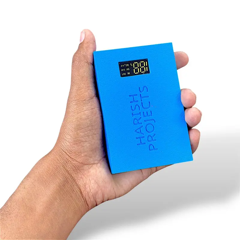 3D Printed Case (Body Only) For 18650 Power Bank Charger Board | Dual Usb, Type-C, Micro Usb & Lightning Compatible 1