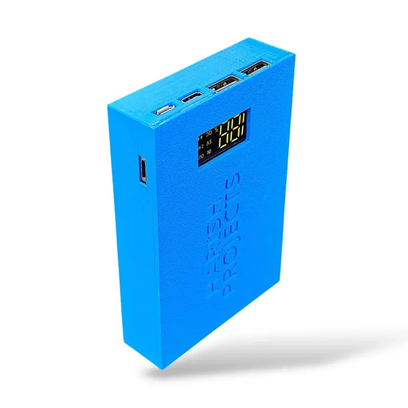 3D Printed Case (Body Only) For 18650 Power Bank Charger Board | Dual Usb, Type-C, Micro Usb & Lightning Compatible 2