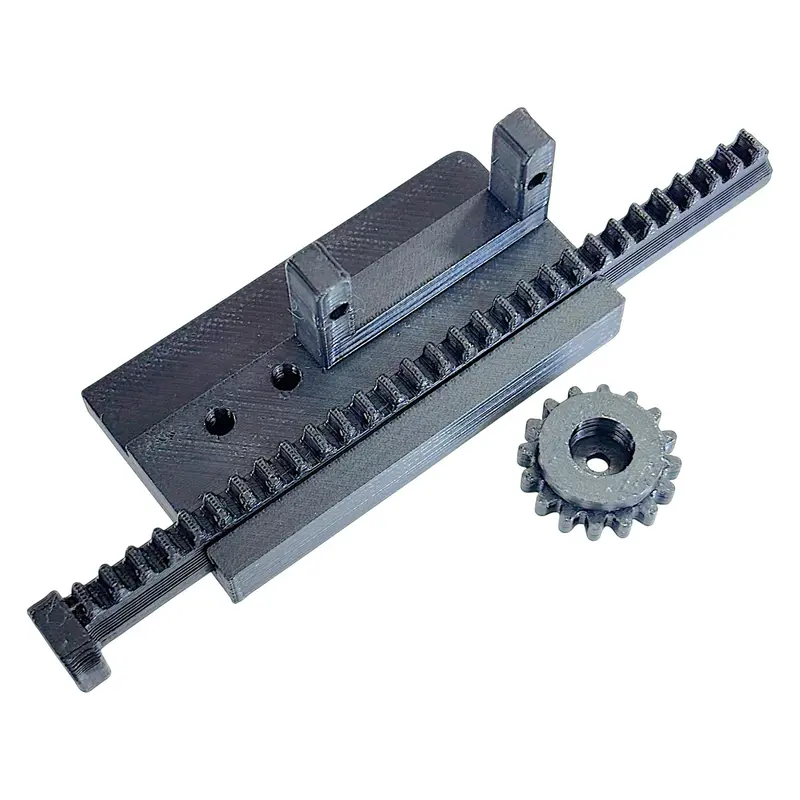 3D Printed Rack And Pinion Gear For Servo Motor 2