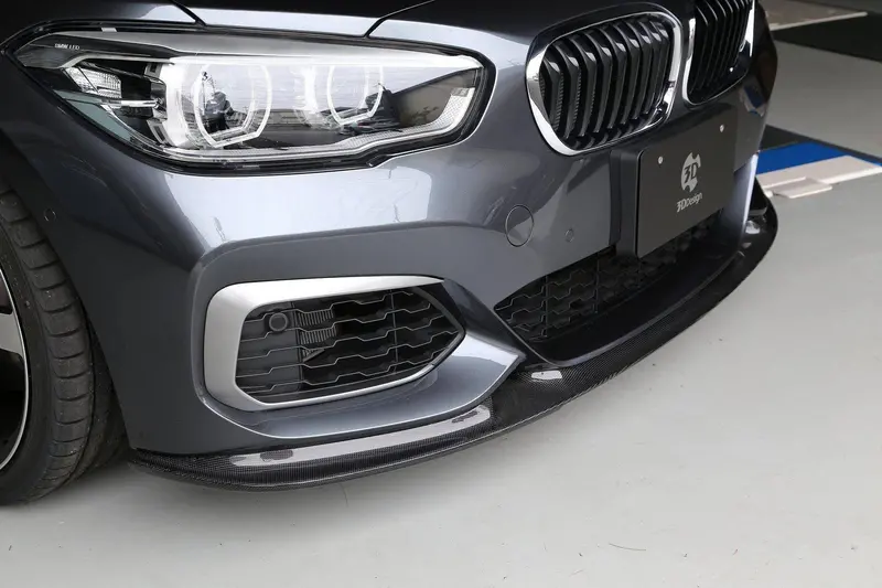 3Ddesign Carbon Fibre Front Splitter For Bmw 1 Series Lci (2015-2019, F20) 2