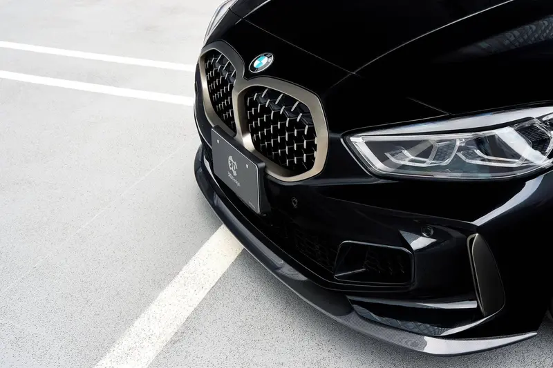 3Ddesign Carbon Fibre Front Splitter For Bmw 1 Series & M135i (2019-2024, F40) 1