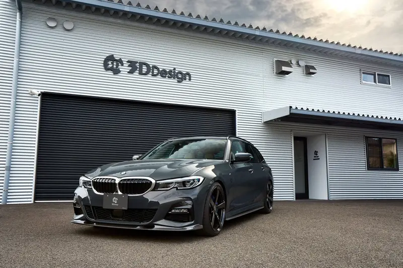 3Ddesign Carbon Fibre Front Splitter For Bmw 3 Series M Sport (2018-2022, G20 G21) 2
