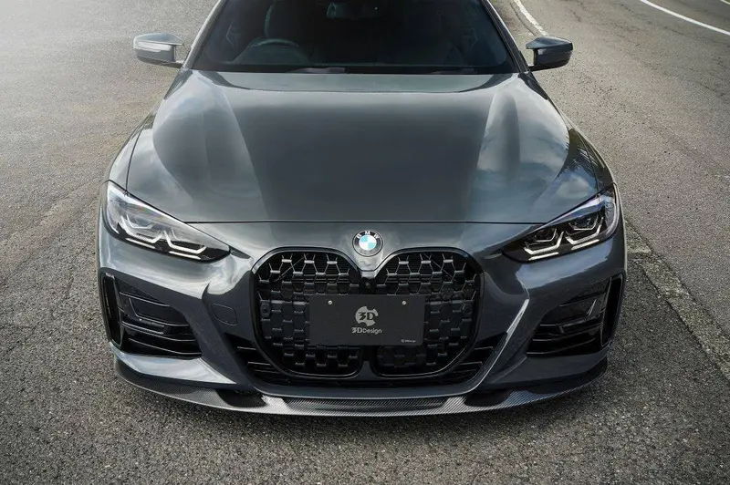 3Ddesign Carbon Fibre Front Splitter For Bmw 4 Series (2020+, G22 G23) 2