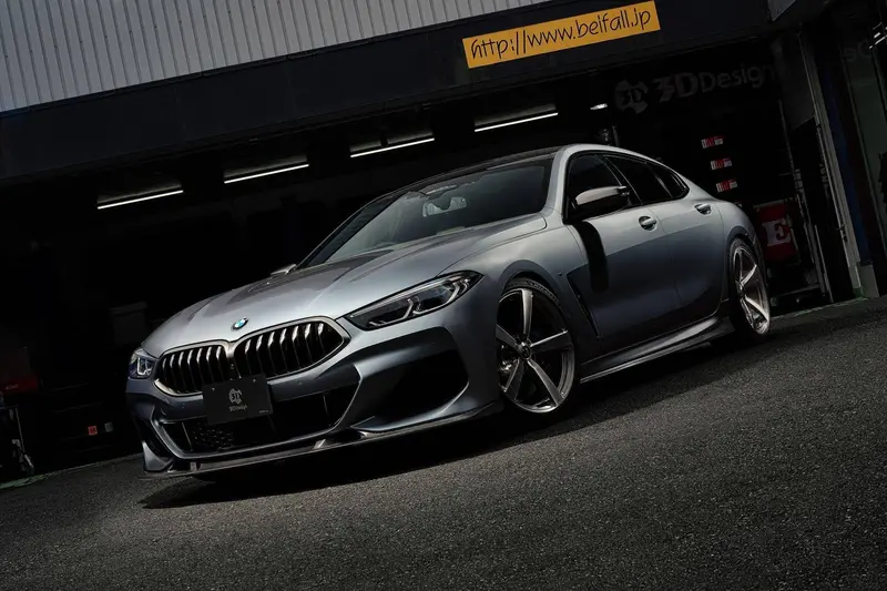 3Ddesign Carbon Fibre Front Splitter For Bmw 8 Series (2019+, G14 G15 G16) 2