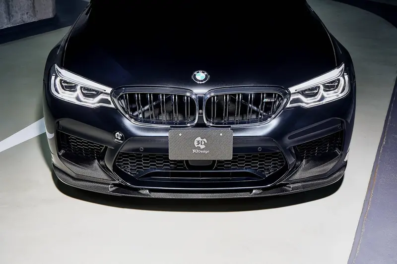 3Ddesign Carbon Fibre Front Splitter For Bmw M5 (2017-2020, F90) 1